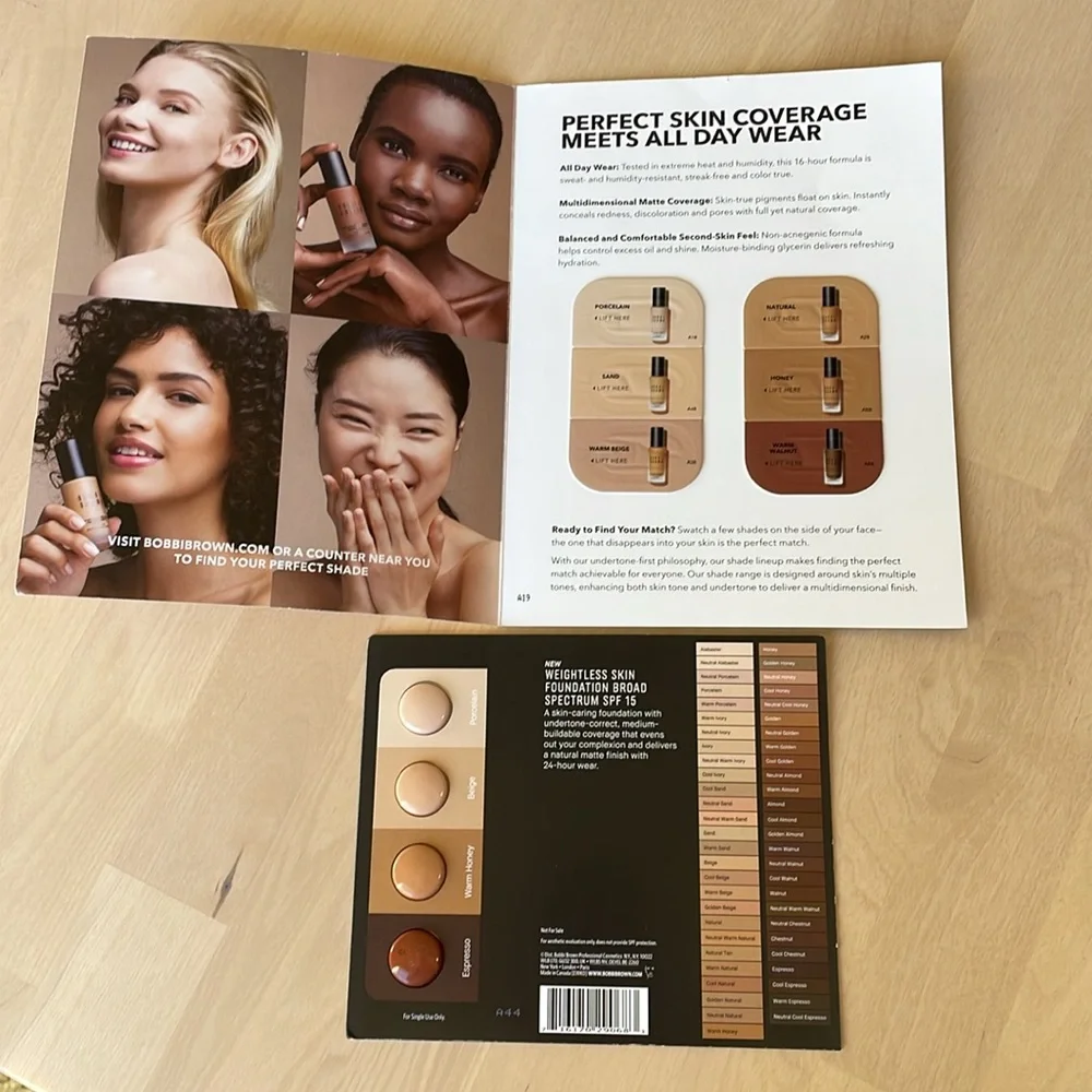 NIP Foundation Sampler - Bobbi Brown, NARS, DIOR, Givenchy, YSL